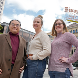 Michael Lee, Sheridan Hendrix and Megan Henry